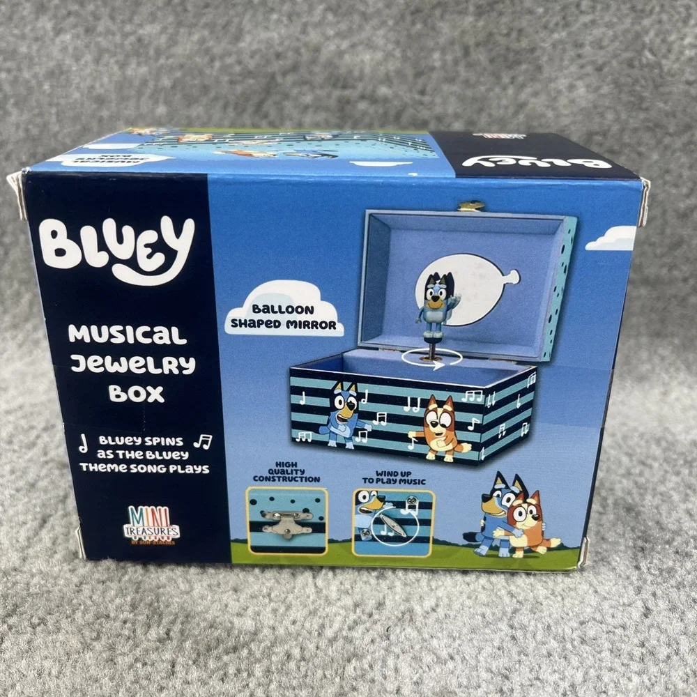Bluey Musical Jewelry Box 3+ Mini Treasures Bluey Spins Bluey Theme Song Plays‎